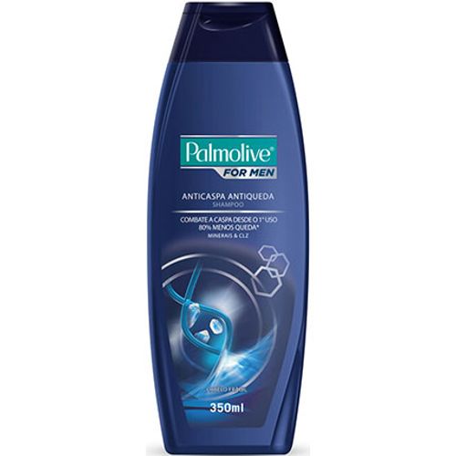 Shampoo Anticaspa e Antiqueda Algas Marinhas com Kera Ceramide Serum Palmolive Men Frasco 350ml