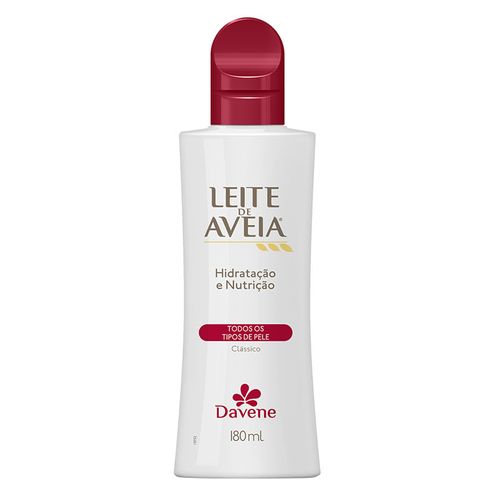 Desodorante Hidratante Corporal Hidratação e Nutrição Original Davene Leite de Aveia Clássico Frasco 180ml