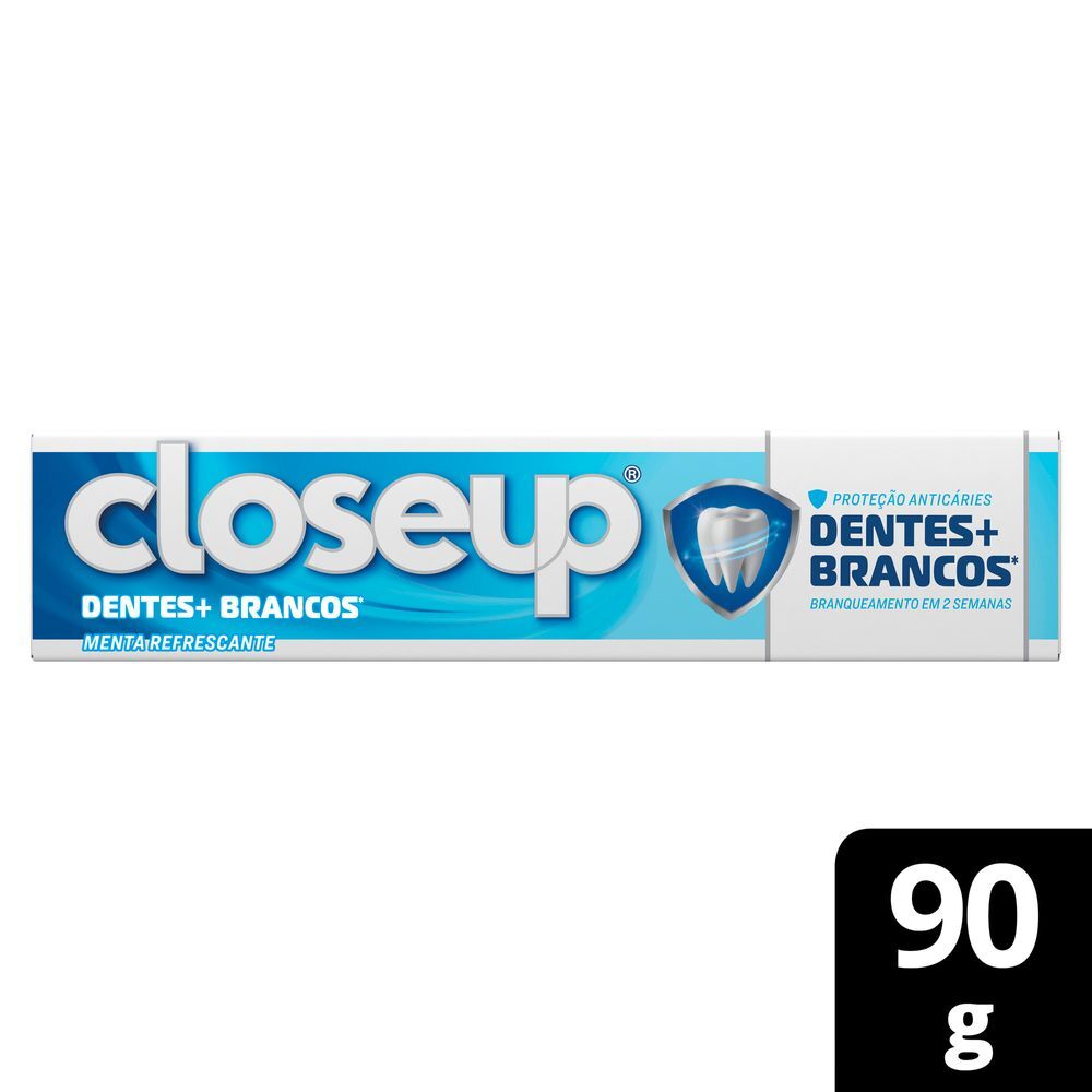Creme Dental Closeup Dentes + Brancos Caixa 90g