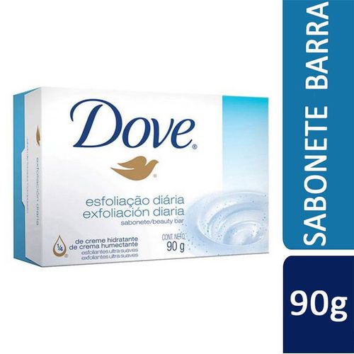 Sabonete em Barra Esfoliação Suave Dove Caixa 90g