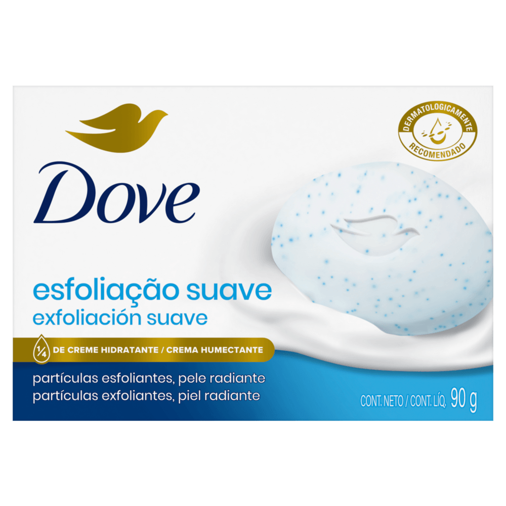Sabonete em Barra Esfoliação Suave Dove Caixa 90g