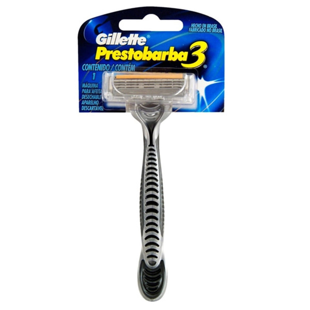 aparelho descartável gillette prestobarba3 5 unidades