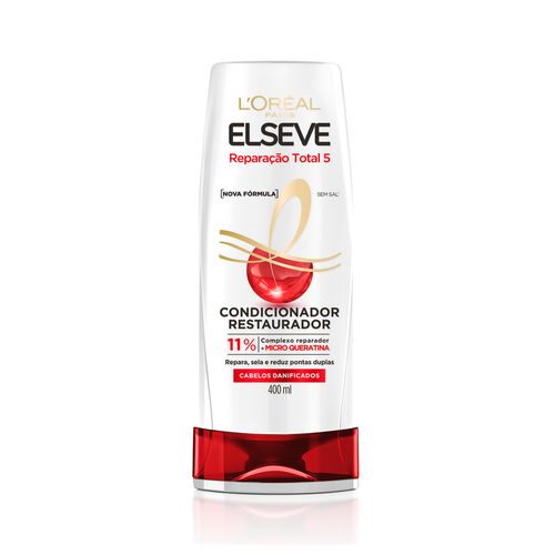 Condicionador L'Oréal Paris Elseve Reparação Total 5+ 400Ml