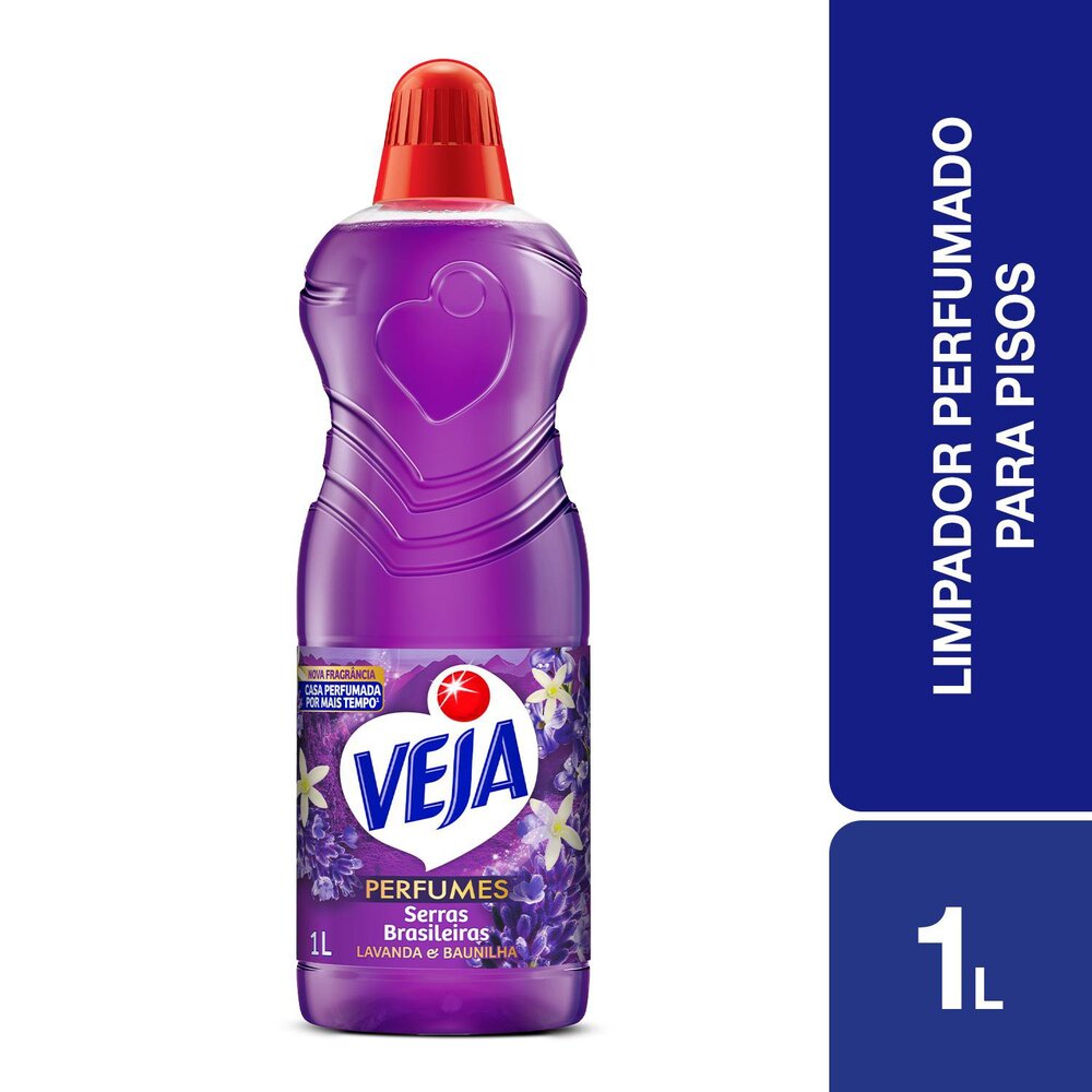 Limpador Veja Perfumes Lavanda Frasco com 1L