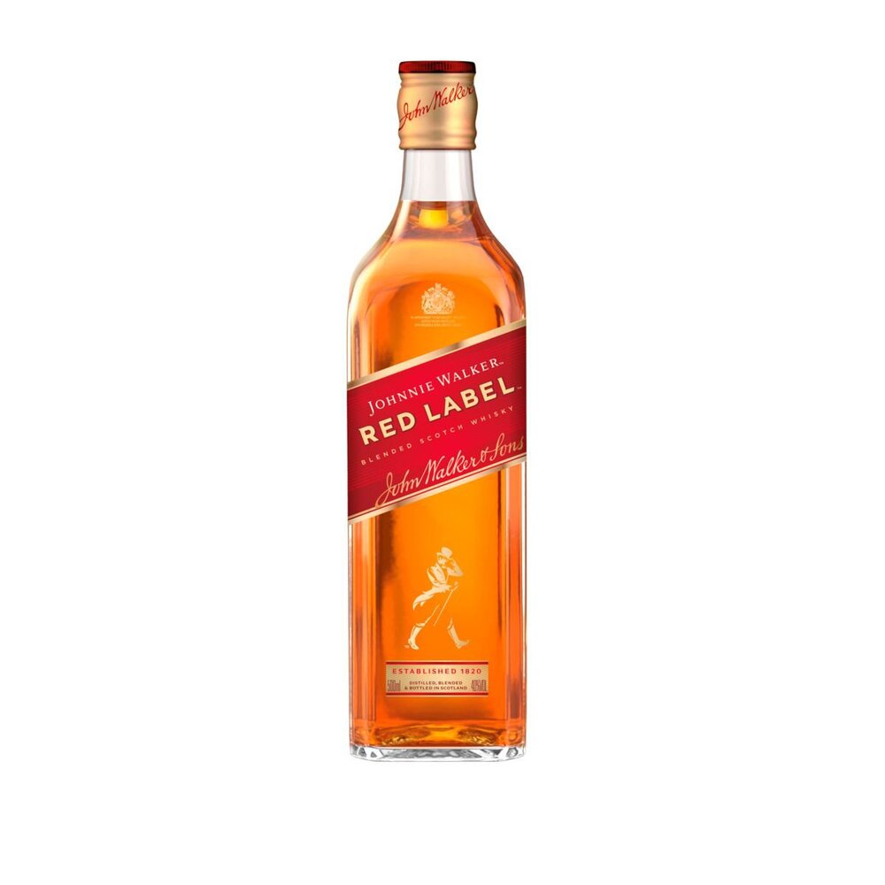 Whisky Escocês Blended Red Label Johnnie Walker Garrafa 500ml