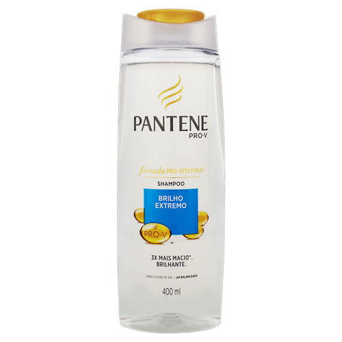 Shampoo Pantene Pro-V Brilho Extremo Frasco 400ml