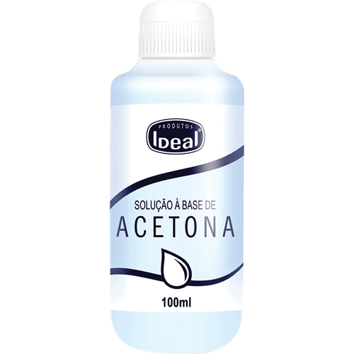 Removedor de Esmalte Ideal 100 ml  Com Acetona