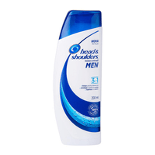 Shampoo Anticaspa 3 em 1 Head & Shoulders Men Frasco 200ml
