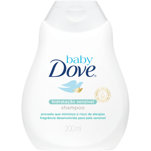 Shampoo Hidratação Enriquecida Dove Baby Frasco 200ml