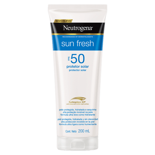 Protetor Solar FPS 50 Neutrogena Sun Fresh Bisnaga 200ml