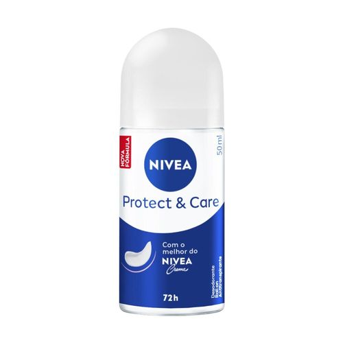 Desodorante Antitranspirante Roll On Nivea Protect & Care 50ml