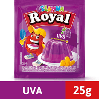 Gelatina Em Pó Royal Uva 25g