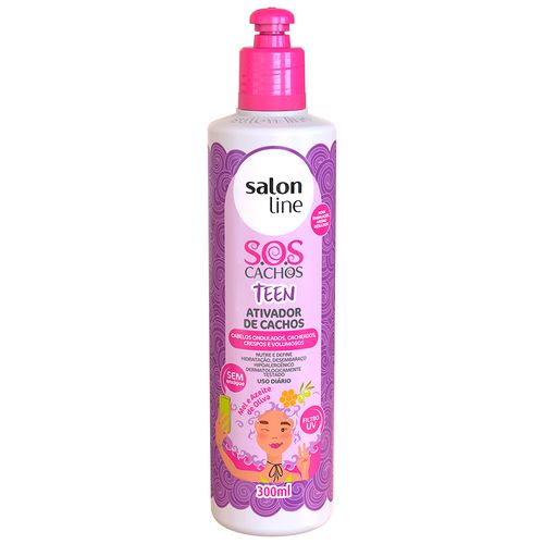 Ativador de Cachos Salon Line S.O.S Cachos Teen 300ml