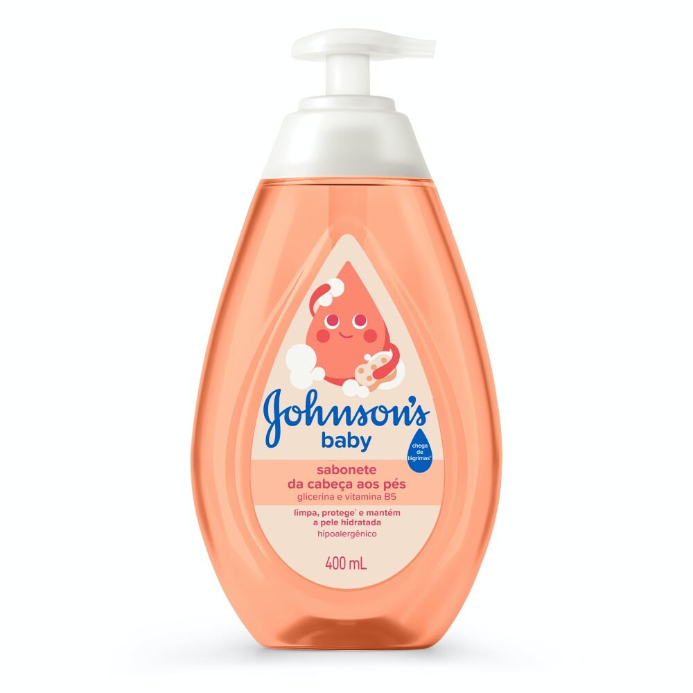 Sabonete Bebê Líquido de Glicerina da Cabeça aos Pés Johnson's Baby ...