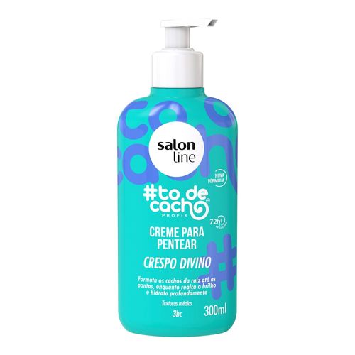 Creme Para Pentear Crespo Divino Salon Line #to De Cacho Frasco 300ml