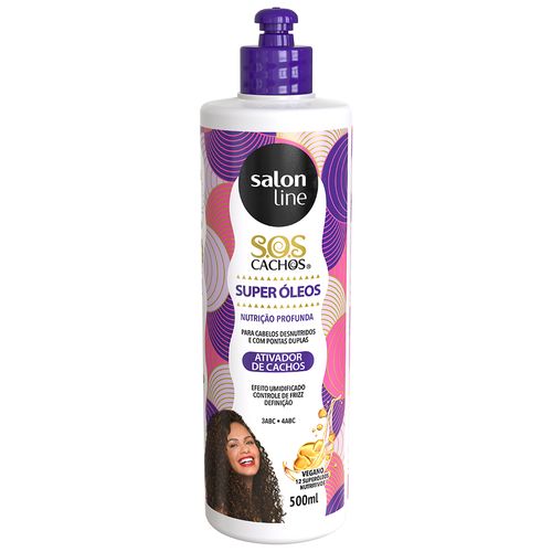 Ativador de Cachos Salon Line sos 500g-pt nutritivo