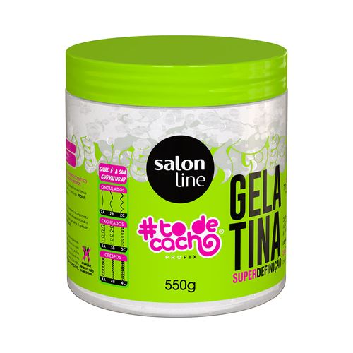Gelatina Salon Line #to De Cacho Não Sai Da Minha Cabeça Pote 550g