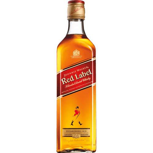 Whisky Escocês Blended Red Label Johnnie Walker Garrafa 750ml