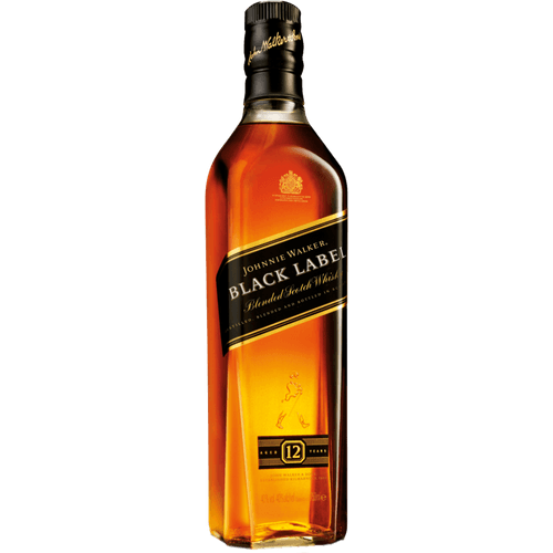 Whisky Escocês Blended Black Label Johnnie Walker Garrafa 750ml