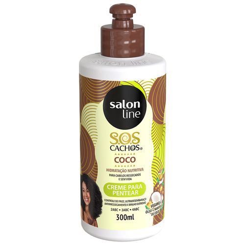 Creme Para Pentear Salon Line 300ml Sos Coco Unit