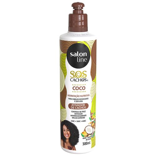 Ativador de Cachos Salon Line SOS Coco 300ml