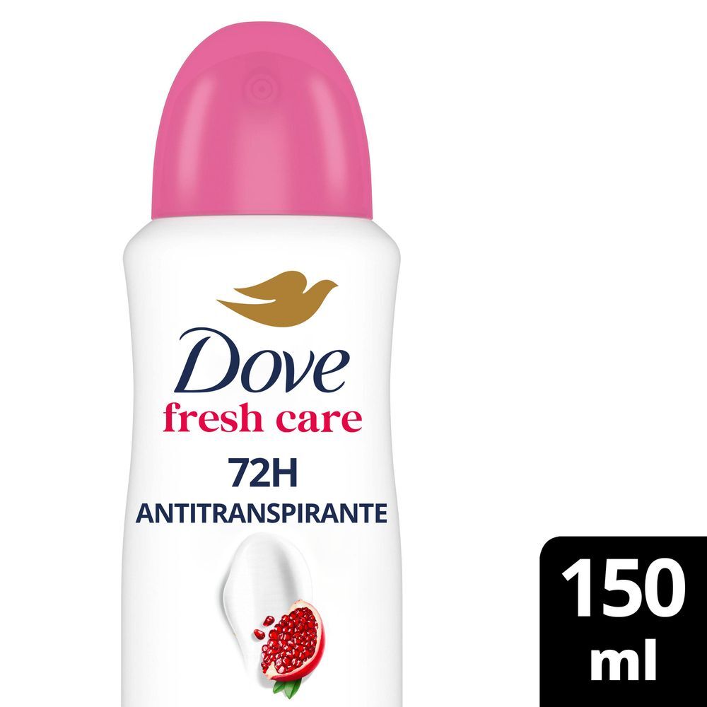 Antitranspirante Aerossol Romã e Verbena 72h Dove Go Fresh 150ml Spray