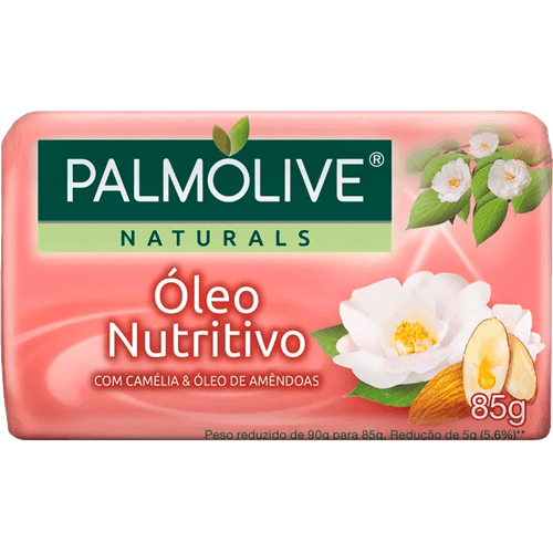 Sabonete em Barra  Hidratação Saudável Aloe & Oliva Palmolive Naturals Envoltório 85g