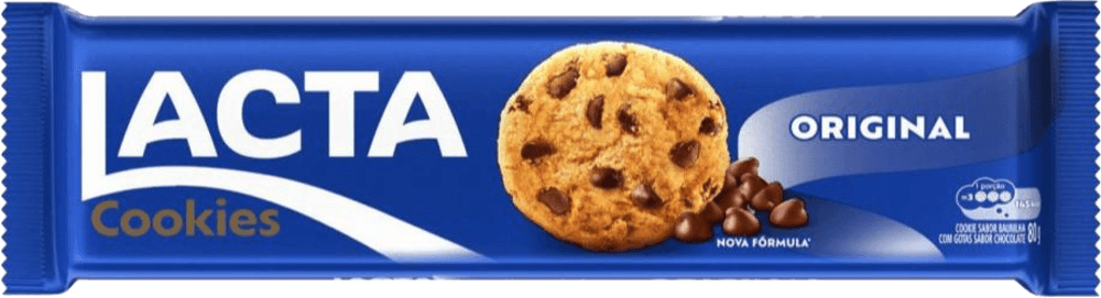 Biscoito cookie Lacta ao leite 80g