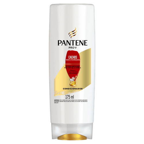 Condicionador Ômega 9, Óleo de Coco, Pro-Vitaminas Pantene Pro-V Cachos Hidra-Vitaminados Frasco 175ml