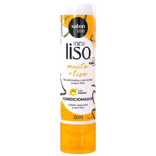 Condicionador Salon Line Meu Liso Muito + Liso Amido de Milho 300ml