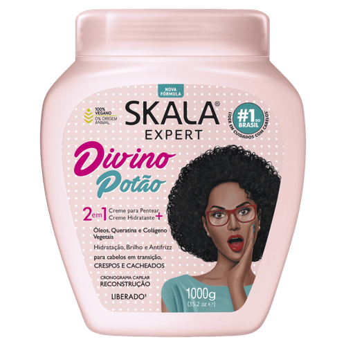 Creme 2 em 1 Skala Expert Divino Potão Pote 1000g