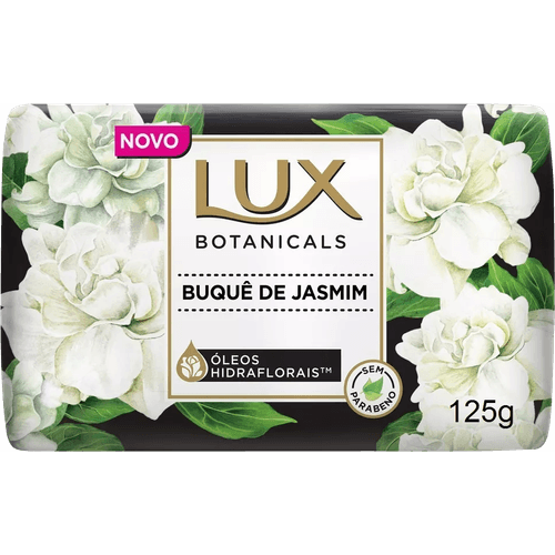 Sabonete em Barra de Glicerina Buquê de Jasmim Lux Botanicals Envoltório 125g Tamanho Família