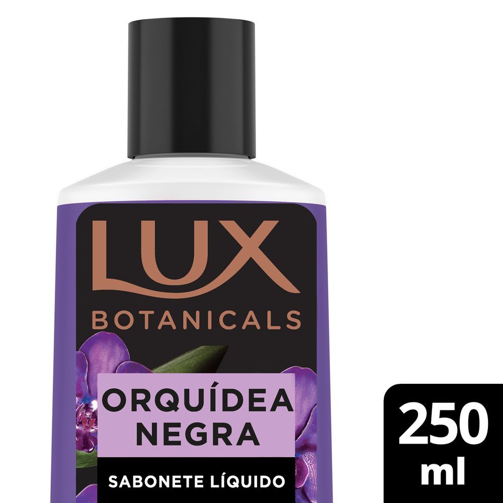 Sabonete Líquido Corporal Orquídea Negra Óleos Hidraflorais Lux Botanicals Frasco 250ml