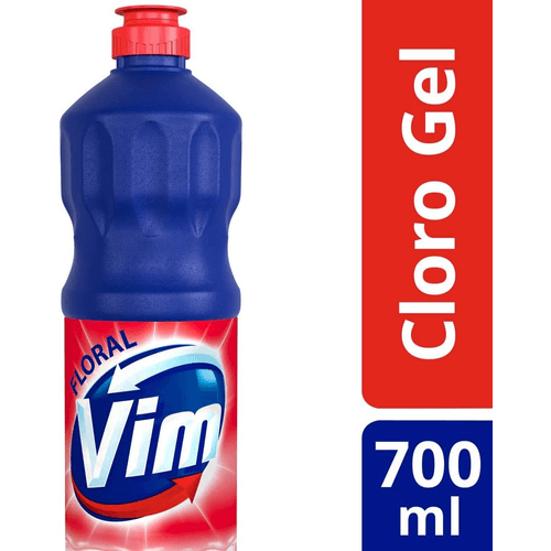 Desinfetante para Uso Geral Cloro Gel Floral Vim Squeeze 700ml