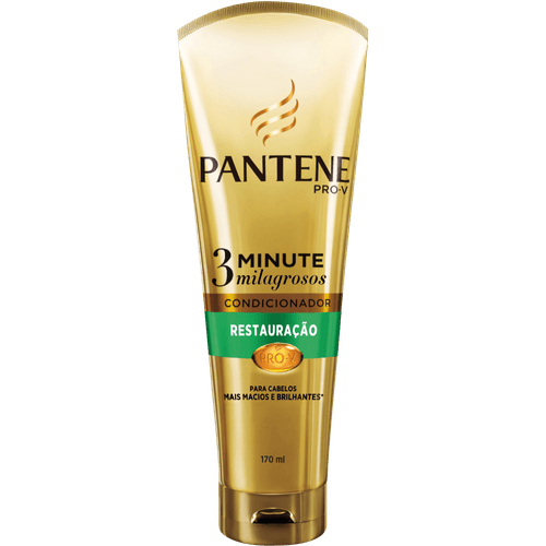 Condicionador com Pérolas Solúveis & Aminoácido Pantene Pro-V 3 Minutos Milagrosos Restauração Bisnaga 170ml