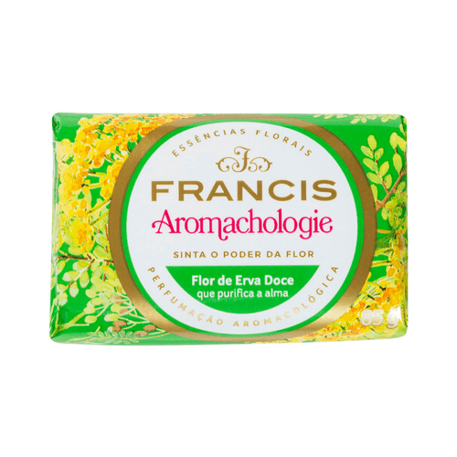 Sabonete em Barra com Essências Florais Erva-Doce Francis Equilíbrio Envoltório 85g