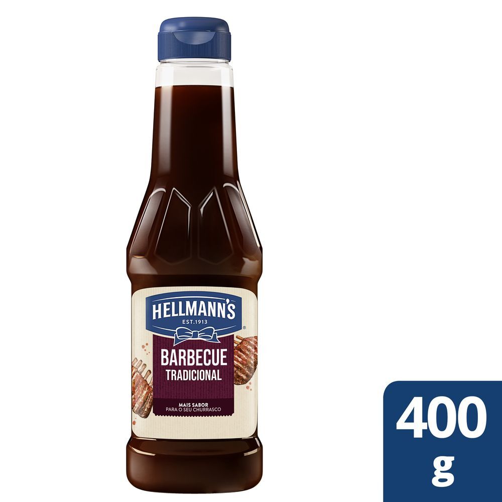 Molho Barbecue Tradicional Hellmanns Squeeze 400g