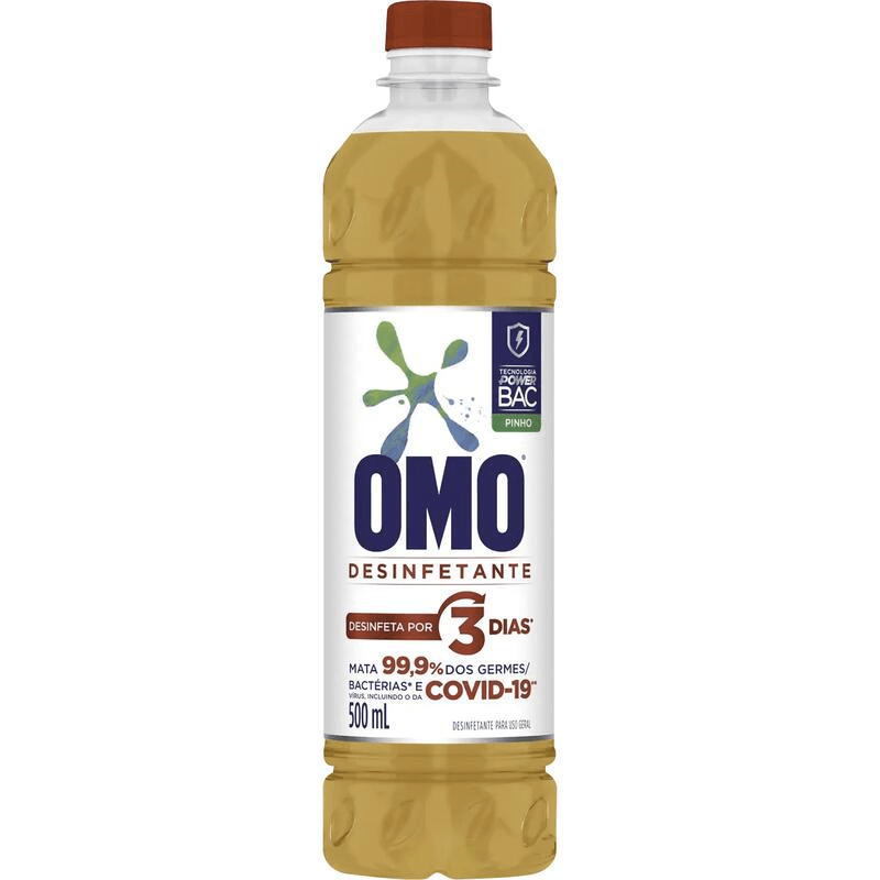 Desinfetante para Uso Geral Pinho Omo Frasco 500ml