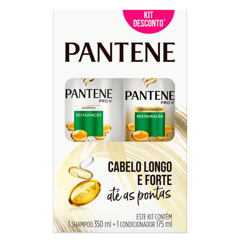 Kit Shampoo 350ml + Condicionador 175ml Pantene Pro-V Restauração