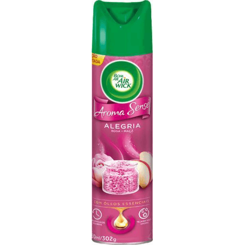Aromatizador Bom Ar Aerossol Aroma Sense Alegria 360ml