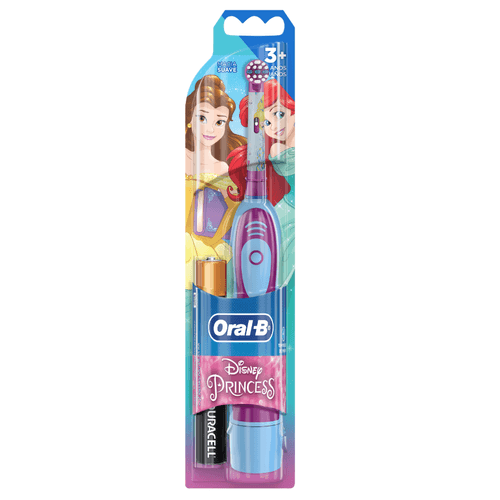 Escova Dental Elétrica Infantil à Pilha Disney Princess Oral-B 3V