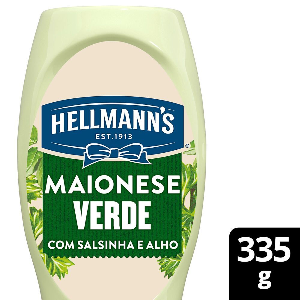 Maionese Verde Ervas NBA Boston Celtics Hellmanns Squeeze 335g
