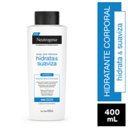 Loção Corporal Hidrata & Suaviza 48h Neutrogena Body Care Intensive Frasco 400ml