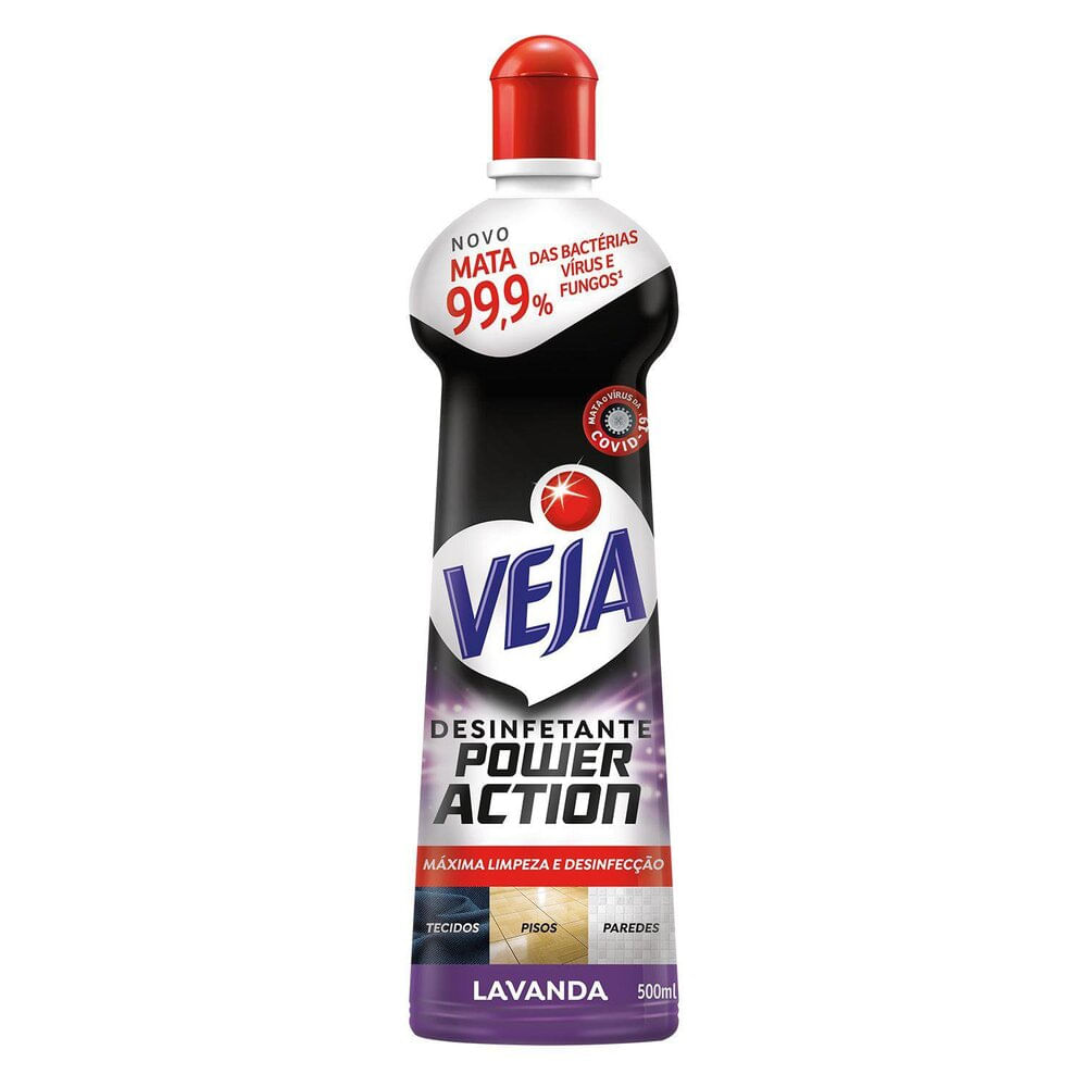 Desinfetante Veja Power Action Lavanda 500ml