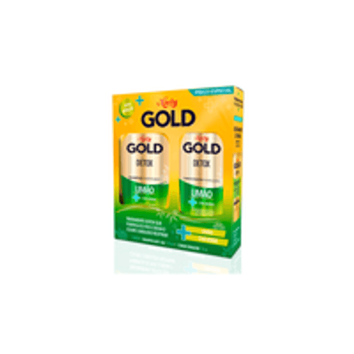 Kit Shampoo 275ml + Condicionador 175ml Niely Gold Detox Limão + Chá Verde