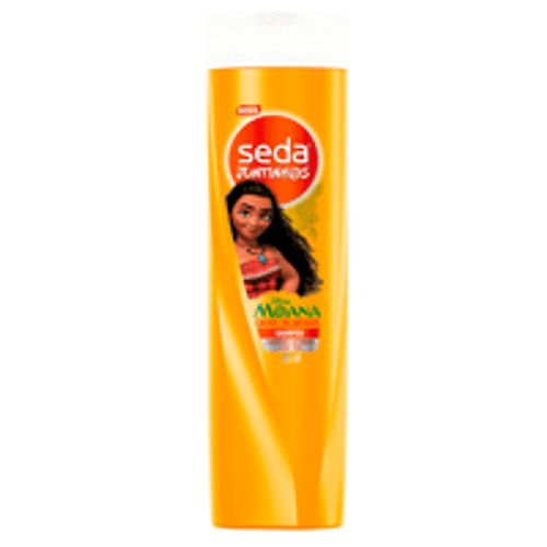 Shampoo Infantil Moana Seda Juntinhos Cachos Encantados Frasco 300ml