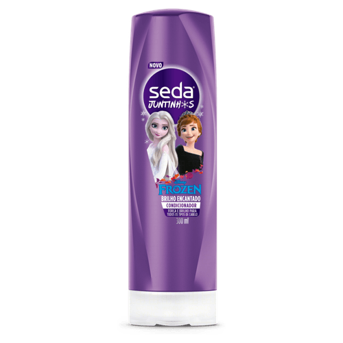 Condicionador Infantil Frozen Seda Juntinhos Brilho Encantado Frasco 300ml