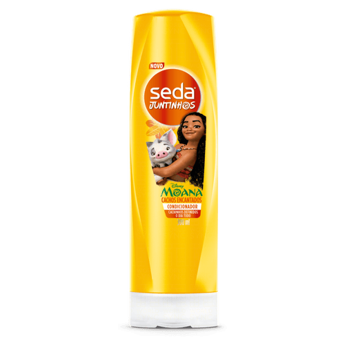 Condicionador Infantil Moana Seda Juntinhos Cachos Encantados Frasco 300ml