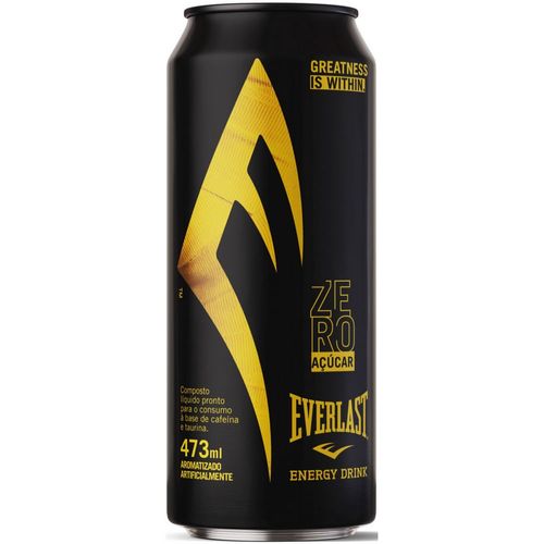 Bebida Energética Everlast Zero Açúcar Latão 473 ml