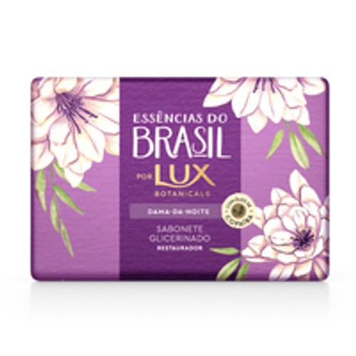 Sabonete em Barra Glicerinado Restaurador Dama-da-Noite Lux Botanicals Essências do Brasil Envoltório 120g